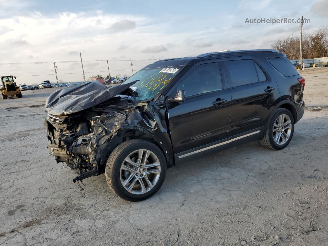 2017 Ford Explorer Xlt Black vin: 1FM5K7D89HGC89161