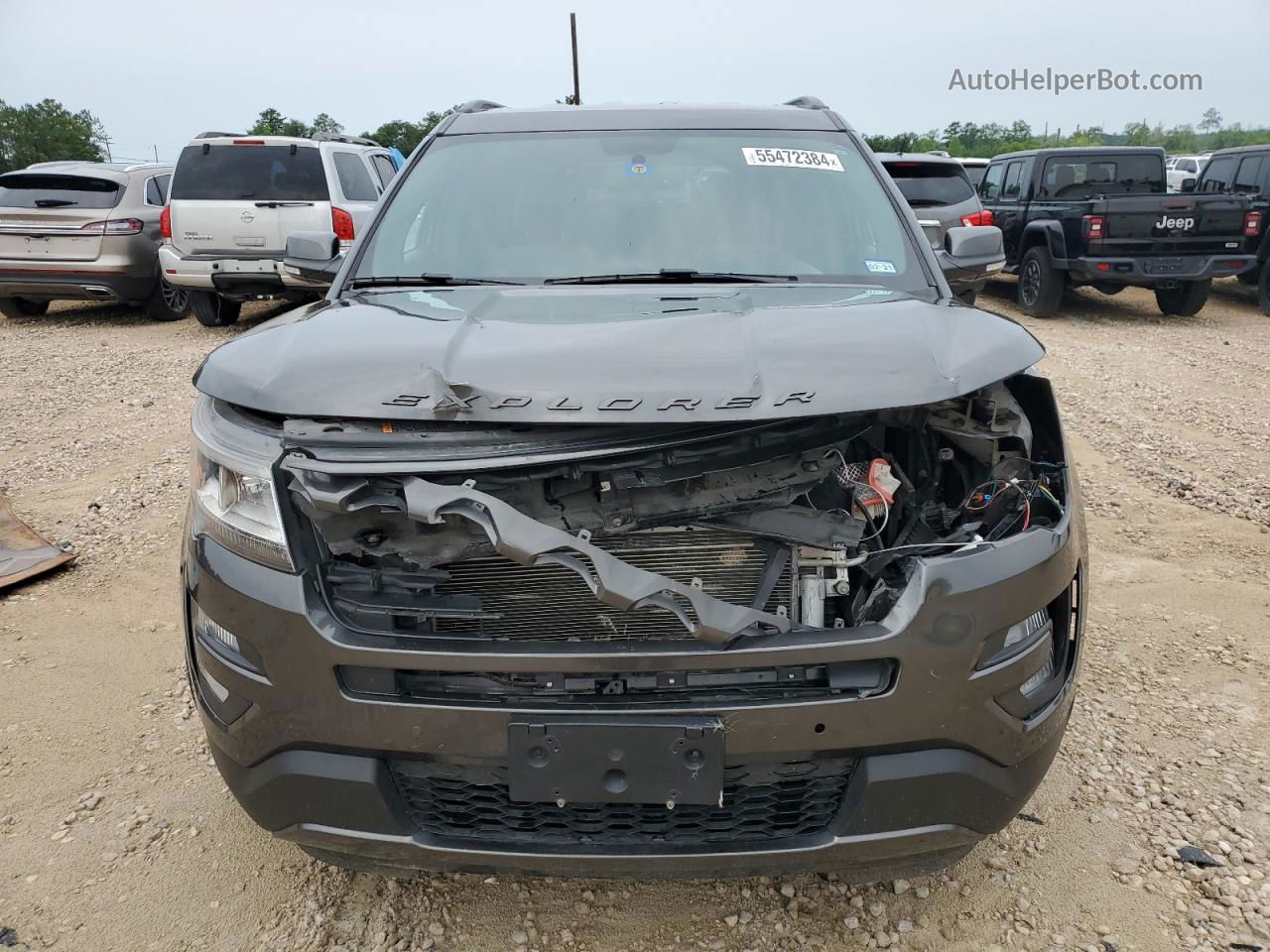 2017 Ford Explorer Xlt Gray vin: 1FM5K7D89HGD09778