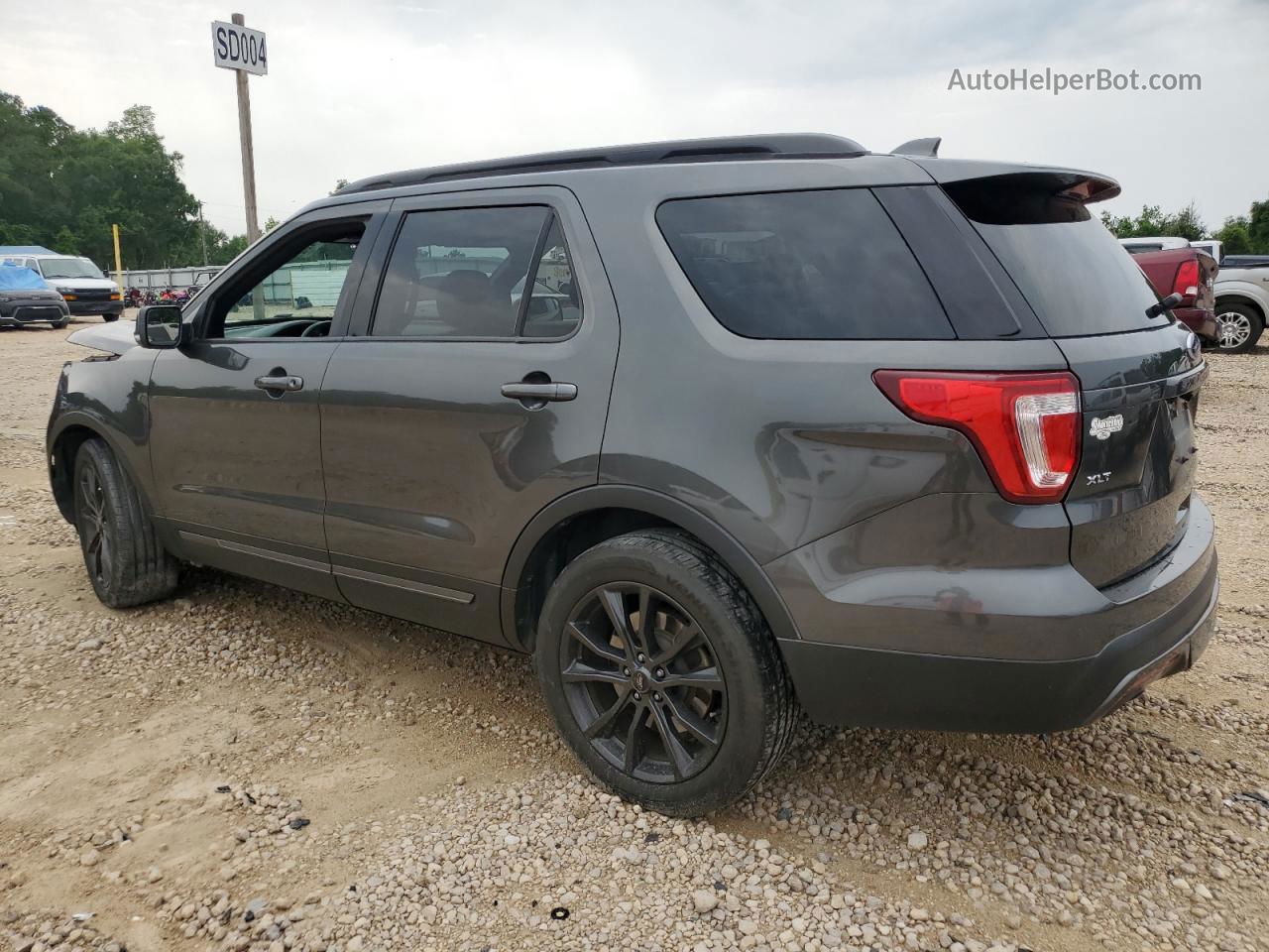 2017 Ford Explorer Xlt Gray vin: 1FM5K7D89HGD09778