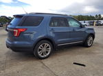 2018 Ford Explorer Xlt Blue vin: 1FM5K7D89JGA63806