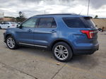 2018 Ford Explorer Xlt Blue vin: 1FM5K7D89JGA63806