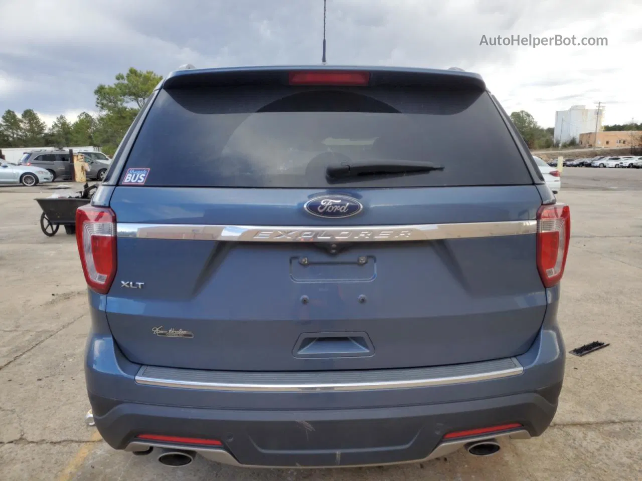 2018 Ford Explorer Xlt Blue vin: 1FM5K7D89JGA63806