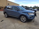 2018 Ford Explorer Xlt Blue vin: 1FM5K7D89JGA63806