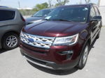 2018 Ford Explorer Xlt Red vin: 1FM5K7D89JGC83656