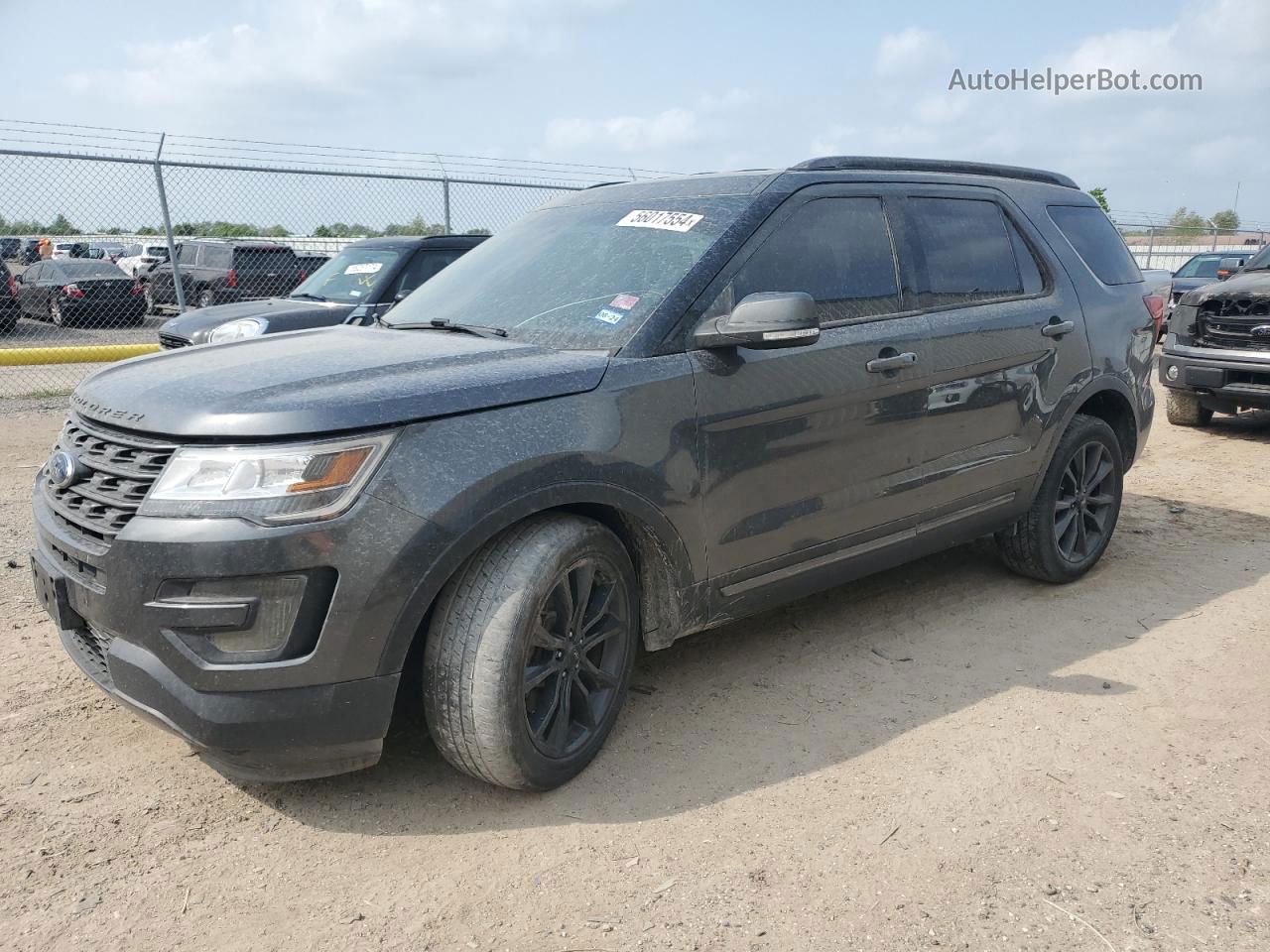 2017 Ford Explorer Xlt Gray vin: 1FM5K7D8XHGA22112