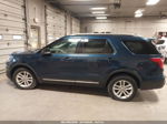 2017 Ford Explorer Xlt Blue vin: 1FM5K7D8XHGB28950