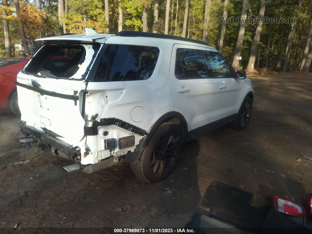 2017 Ford Explorer Xlt White vin: 1FM5K7D8XHGB70664