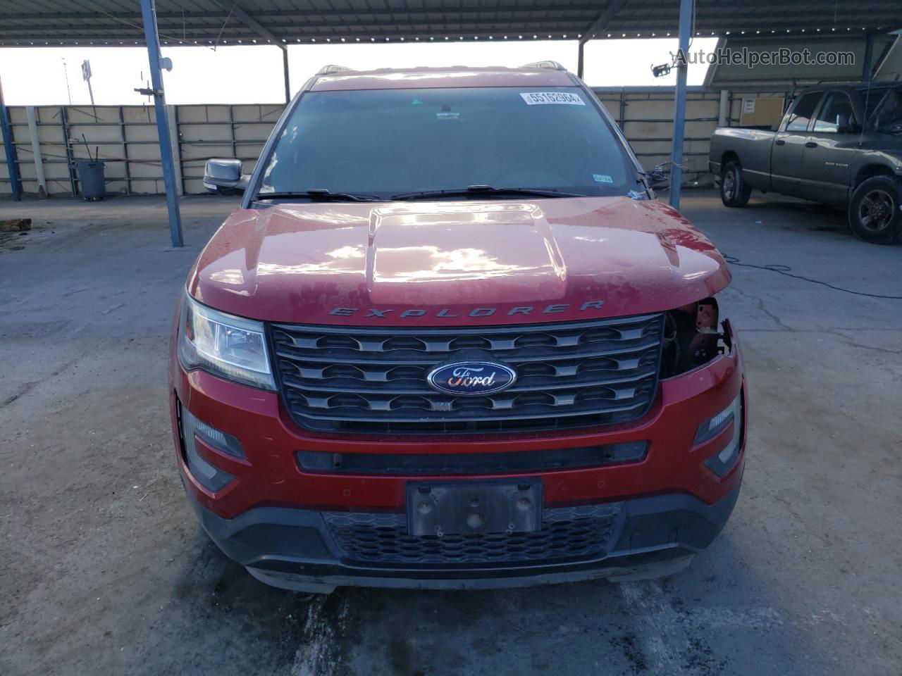 2017 Ford Explorer Xlt Красный vin: 1FM5K7D8XHGB90493