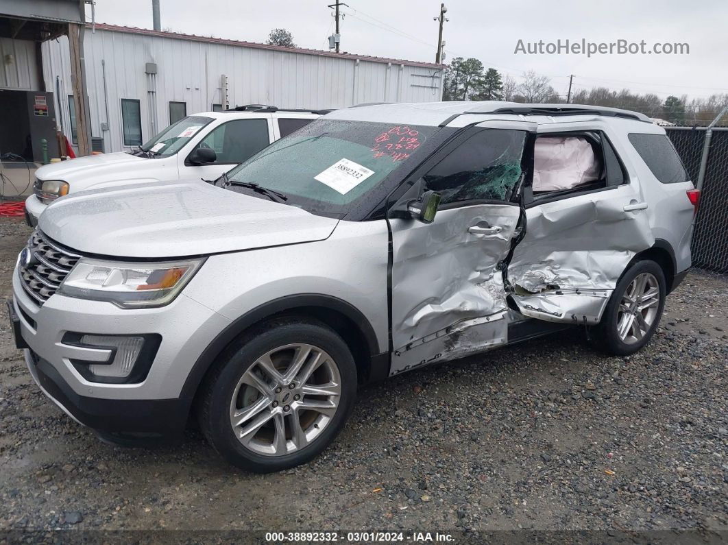 2017 Ford Explorer Xlt Silver vin: 1FM5K7D8XHGC17420