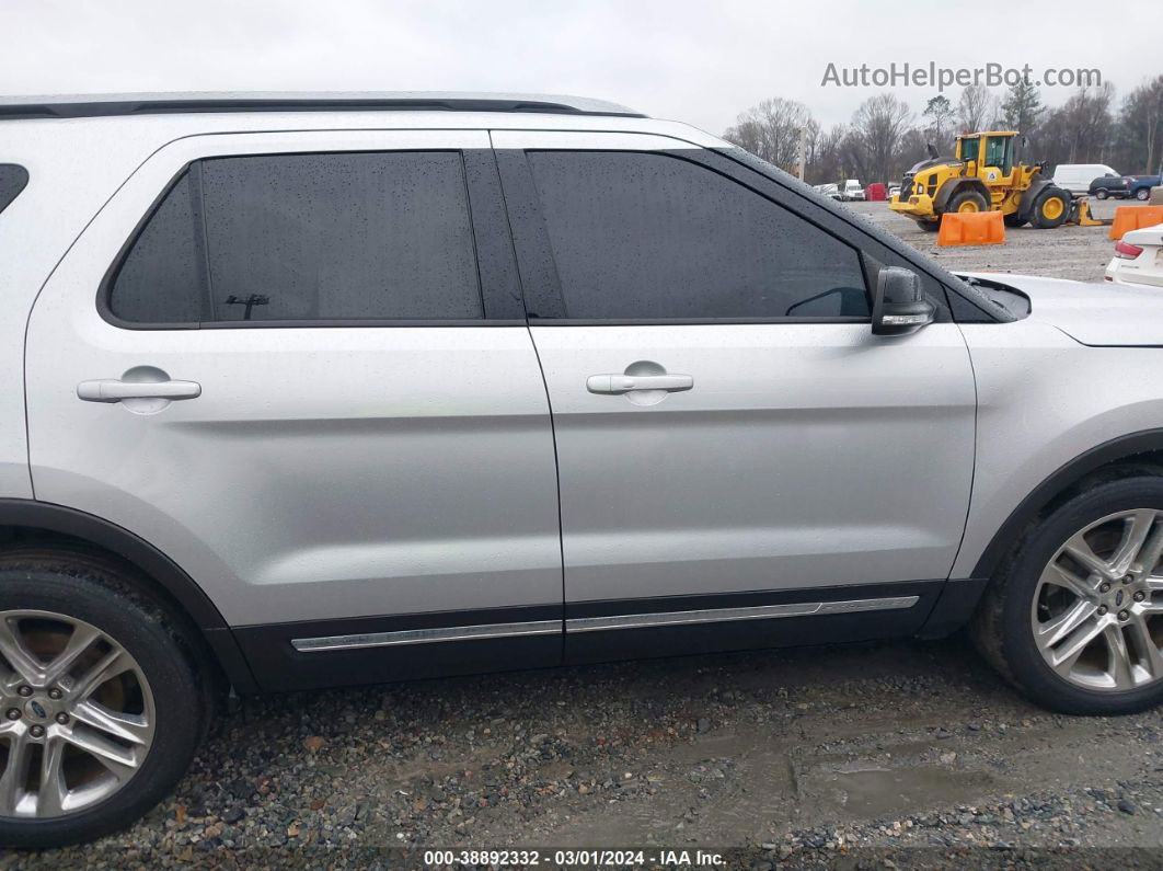 2017 Ford Explorer Xlt Silver vin: 1FM5K7D8XHGC17420