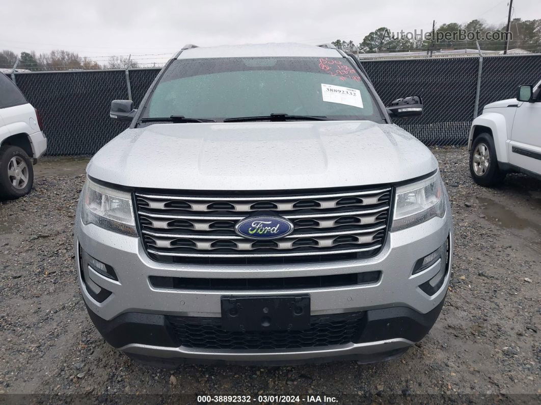 2017 Ford Explorer Xlt Silver vin: 1FM5K7D8XHGC17420