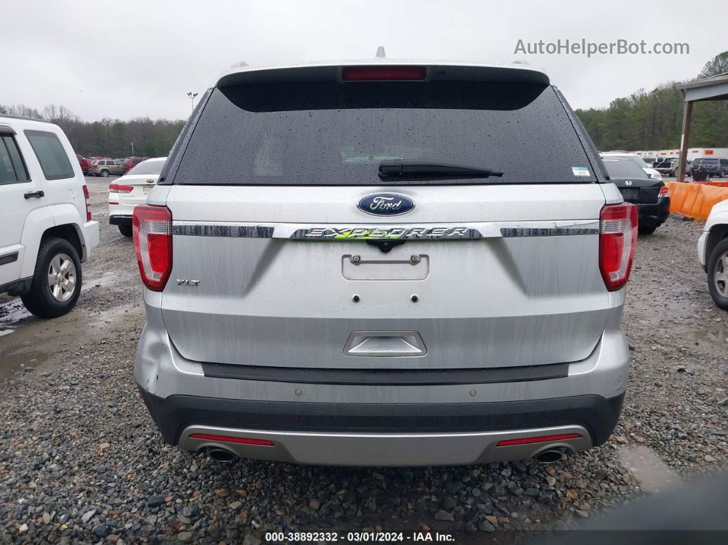 2017 Ford Explorer Xlt Silver vin: 1FM5K7D8XHGC17420