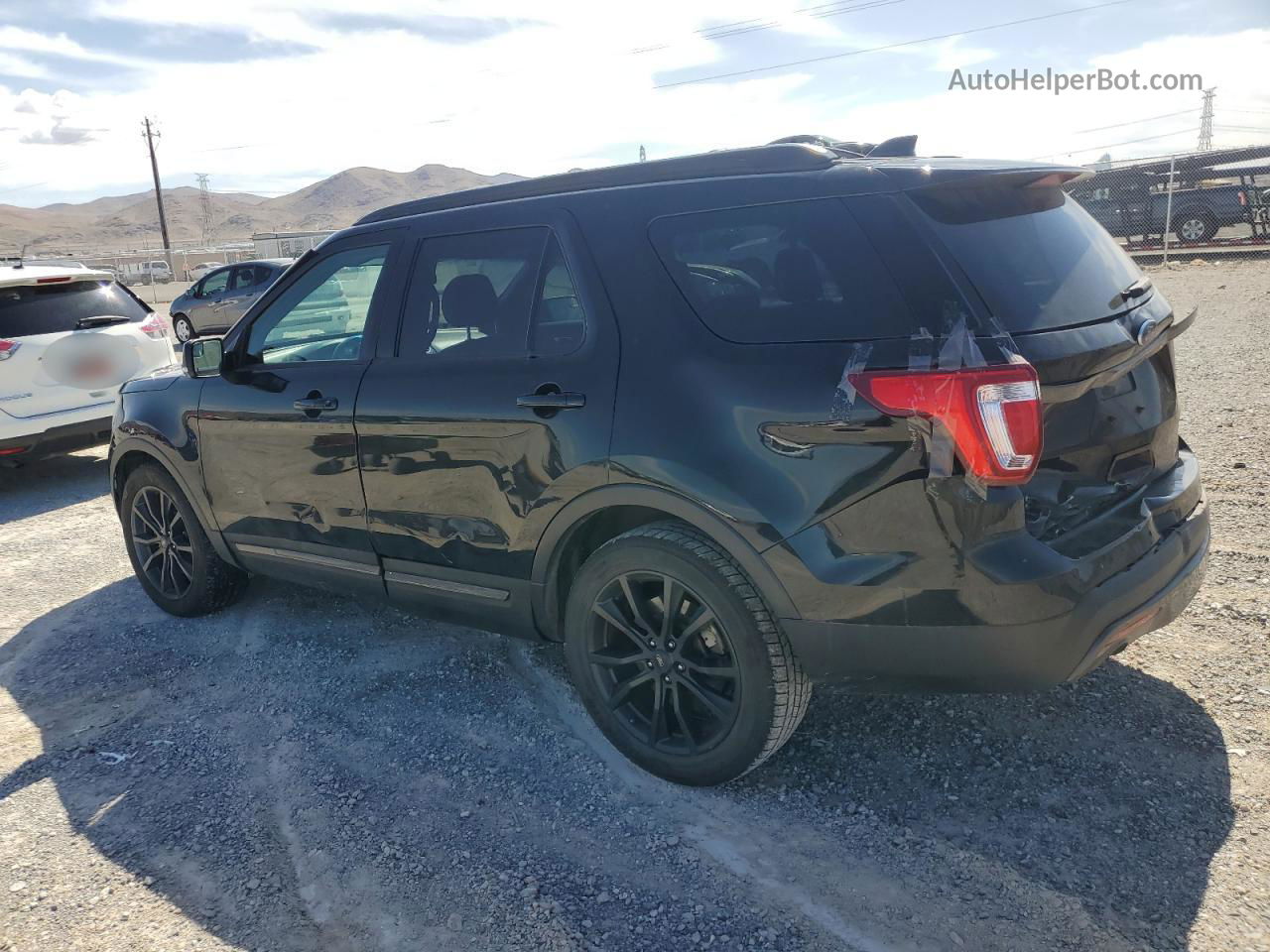 2017 Ford Explorer Xlt Black vin: 1FM5K7D8XHGD03892