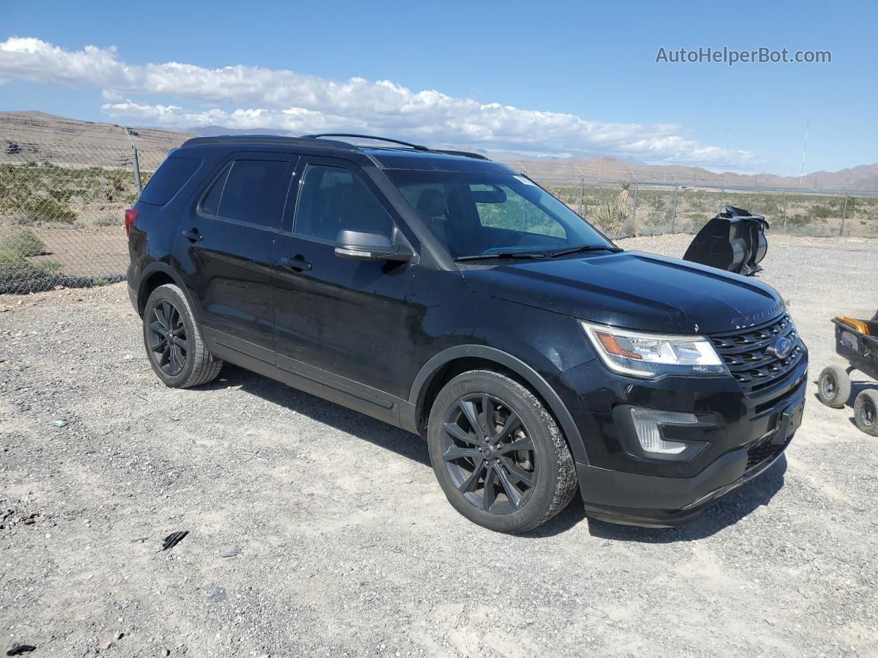 2017 Ford Explorer Xlt Black vin: 1FM5K7D8XHGD03892