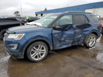 2017 Ford Explorer Xlt Синий vin: 1FM5K7D8XHGD11362