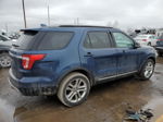 2017 Ford Explorer Xlt Синий vin: 1FM5K7D8XHGD11362