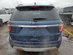 2017 Ford Explorer Xlt Синий vin: 1FM5K7D8XHGD11362