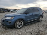 2018 Ford Explorer Xlt Blue vin: 1FM5K7D8XJGA23699