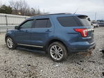 2018 Ford Explorer Xlt Blue vin: 1FM5K7D8XJGA23699