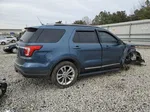 2018 Ford Explorer Xlt Blue vin: 1FM5K7D8XJGA23699