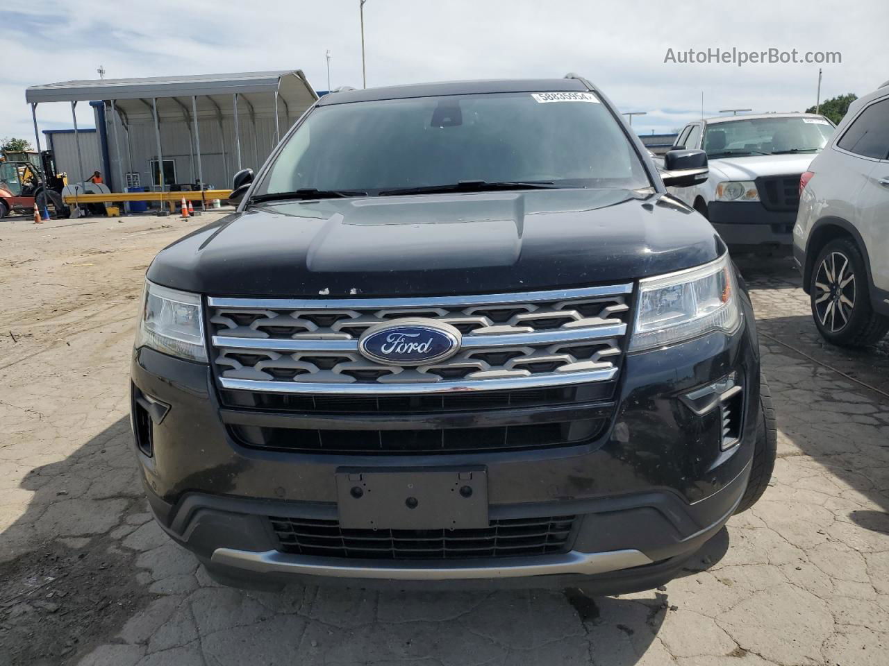 2018 Ford Explorer Xlt Черный vin: 1FM5K7D8XJGA67427