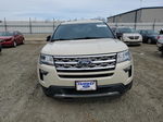 2018 Ford Explorer Xlt Cream vin: 1FM5K7D8XJGB84568