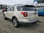 2018 Ford Explorer Xlt Cream vin: 1FM5K7D8XJGB84568