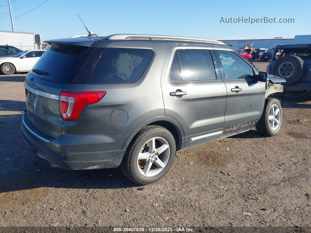 2018 Ford Explorer Xlt Black vin: 1FM5K7D8XJGB99362