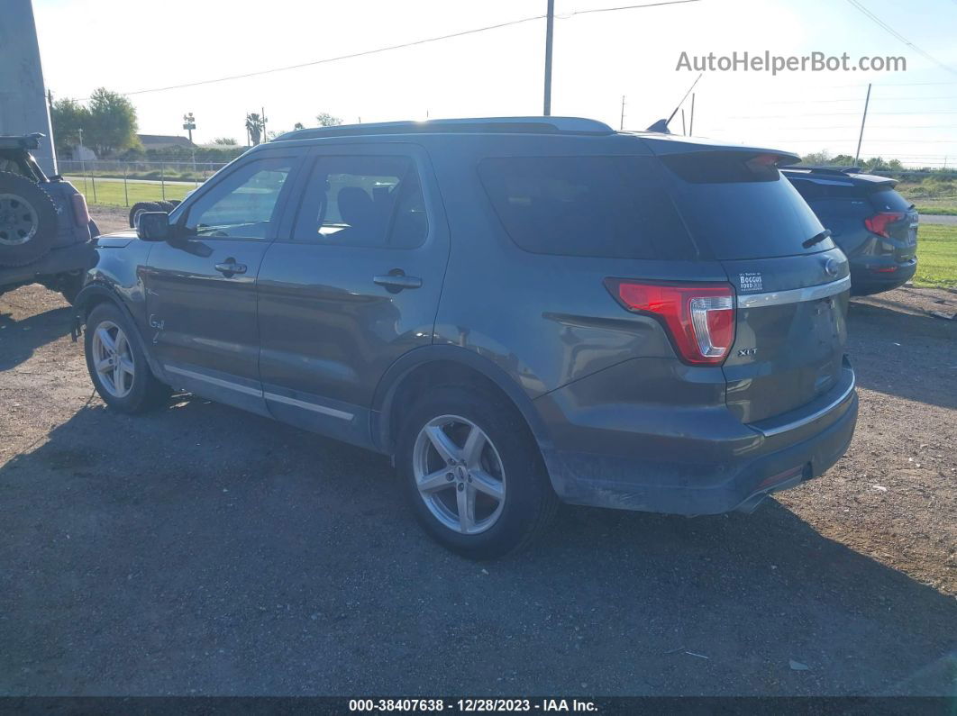 2018 Ford Explorer Xlt Black vin: 1FM5K7D8XJGB99362