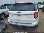 2018 Ford Explorer Xlt White vin: 1FM5K7D8XJGC84797