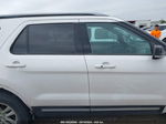 2018 Ford Explorer Xlt White vin: 1FM5K7D8XJGC84797