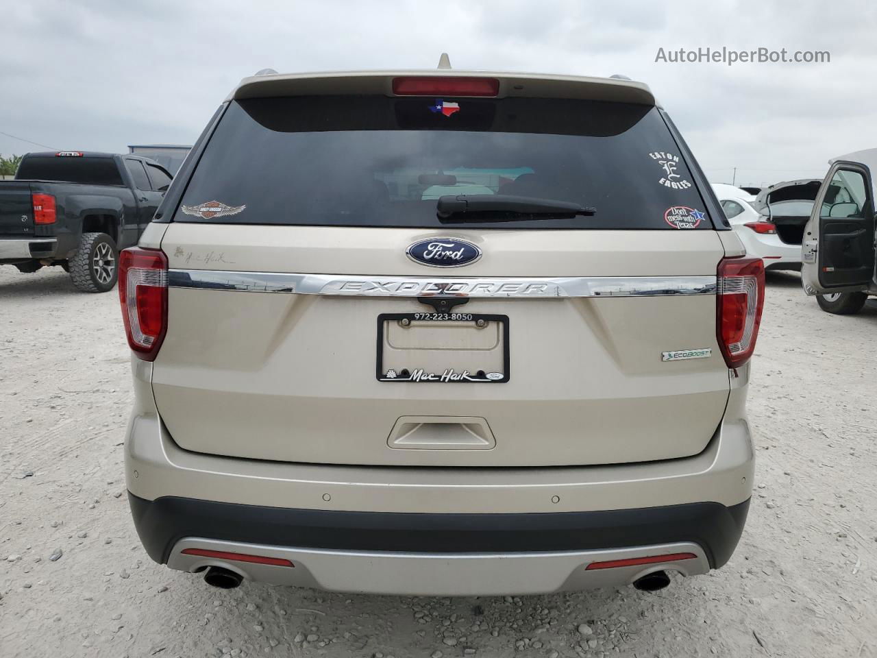 2017 Ford Explorer Xlt Tan vin: 1FM5K7DH0HGB52030