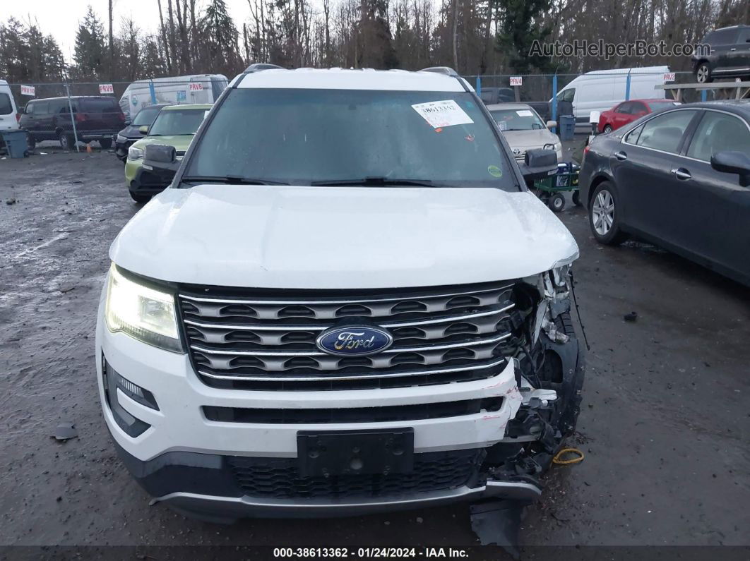 2017 Ford Explorer Xlt White vin: 1FM5K7DH0HGB53260