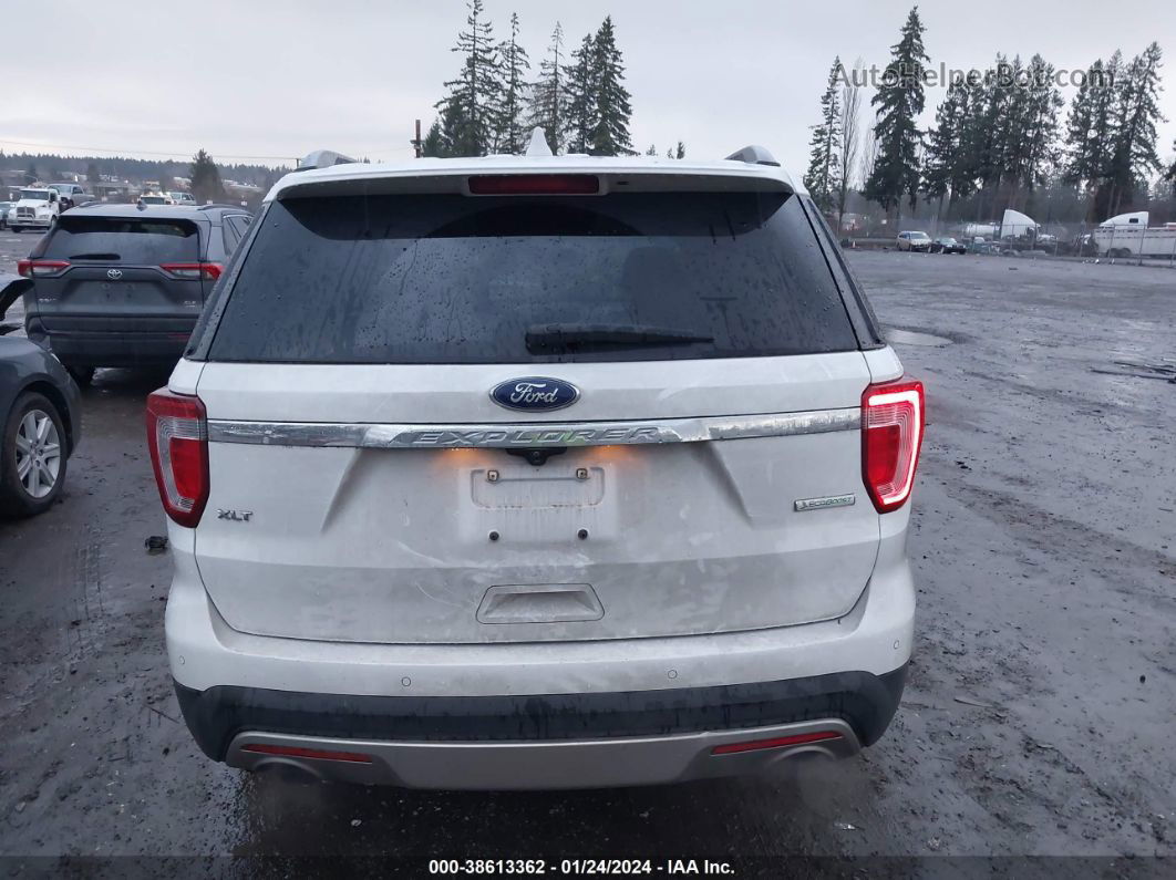 2017 Ford Explorer Xlt White vin: 1FM5K7DH0HGB53260