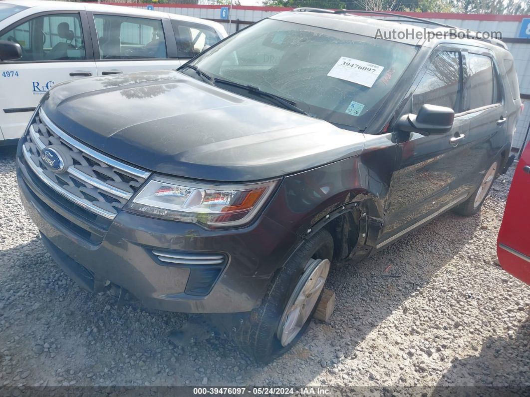 2018 Ford Explorer Xlt Gray vin: 1FM5K7DH1JGA39919