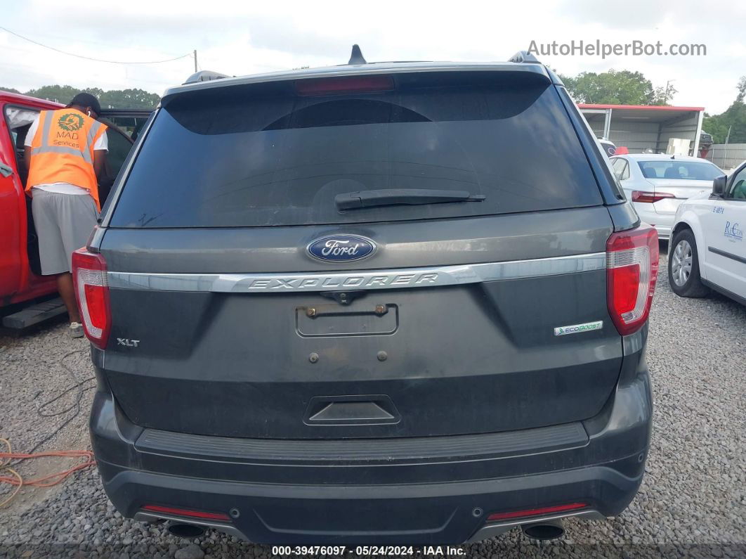 2018 Ford Explorer Xlt Gray vin: 1FM5K7DH1JGA39919