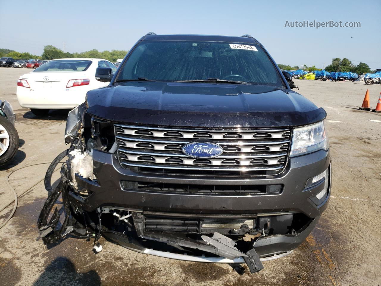 2017 Ford Explorer Xlt Charcoal vin: 1FM5K7DH3HGD16175