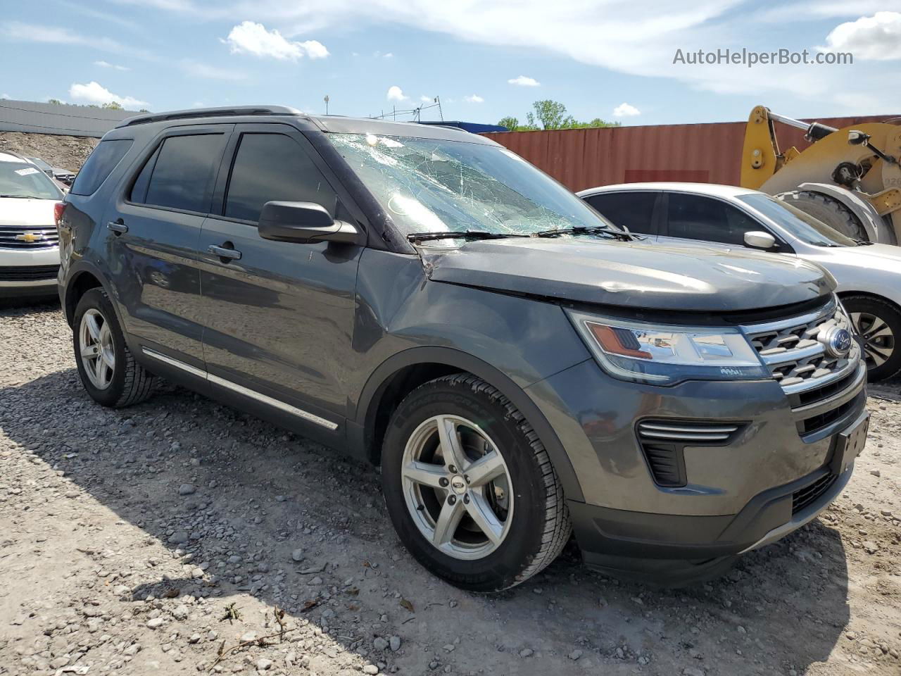 2018 Ford Explorer Xlt Угольный vin: 1FM5K7DH3JGB76439