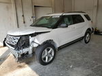 2018 Ford Explorer Xlt White vin: 1FM5K7DH3JGC90389