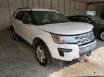 2018 Ford Explorer Xlt White vin: 1FM5K7DH3JGC90389