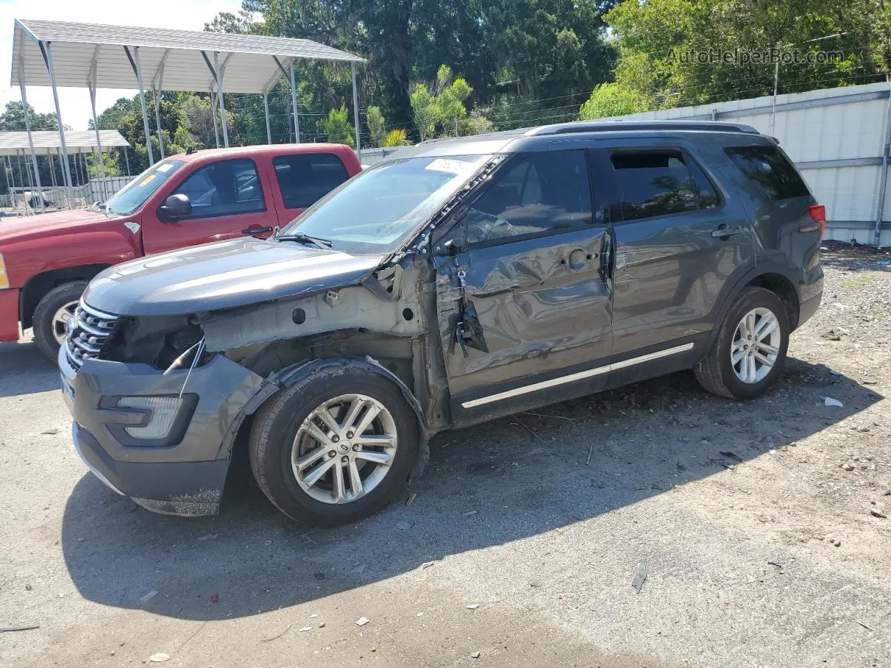 2017 Ford Explorer Xlt Charcoal vin: 1FM5K7DH4HGD83805