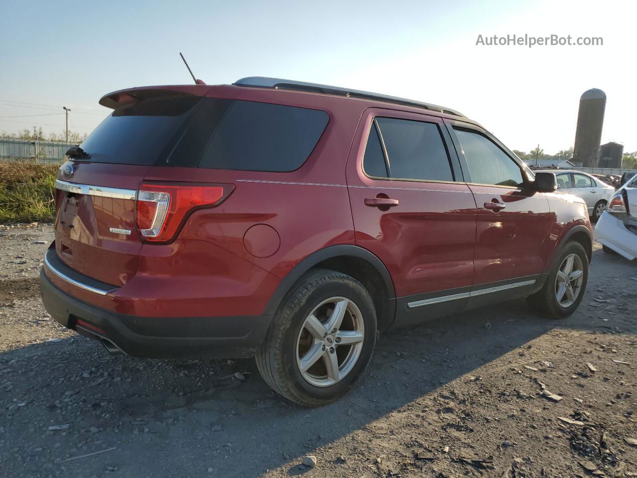 2018 Ford Explorer Xlt Красный vin: 1FM5K7DH4JGB41781