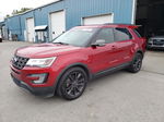 2017 Ford Explorer Xlt Burgundy vin: 1FM5K7DH5HGE08369