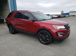 2017 Ford Explorer Xlt Burgundy vin: 1FM5K7DH5HGE08369