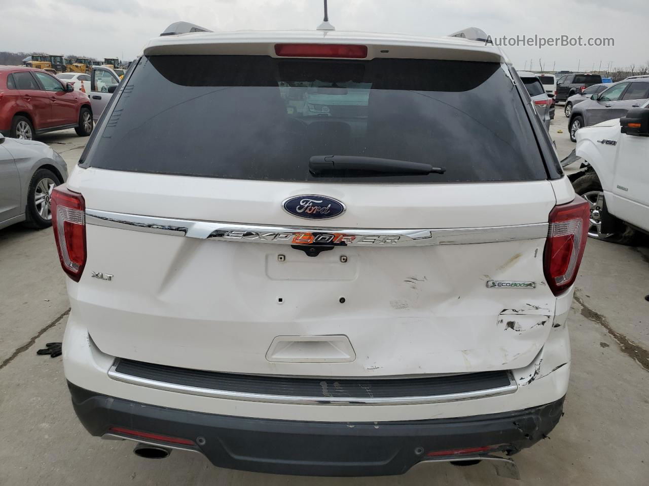 2018 Ford Explorer Xlt Белый vin: 1FM5K7DH5JGA41995