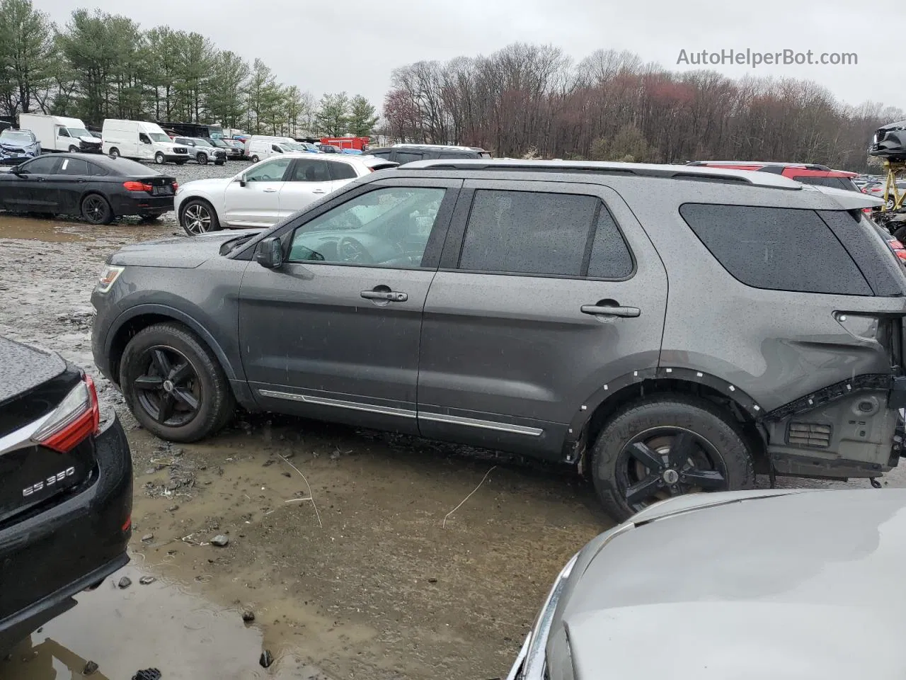 2018 Ford Explorer Xlt Black vin: 1FM5K7DH7JGB76492