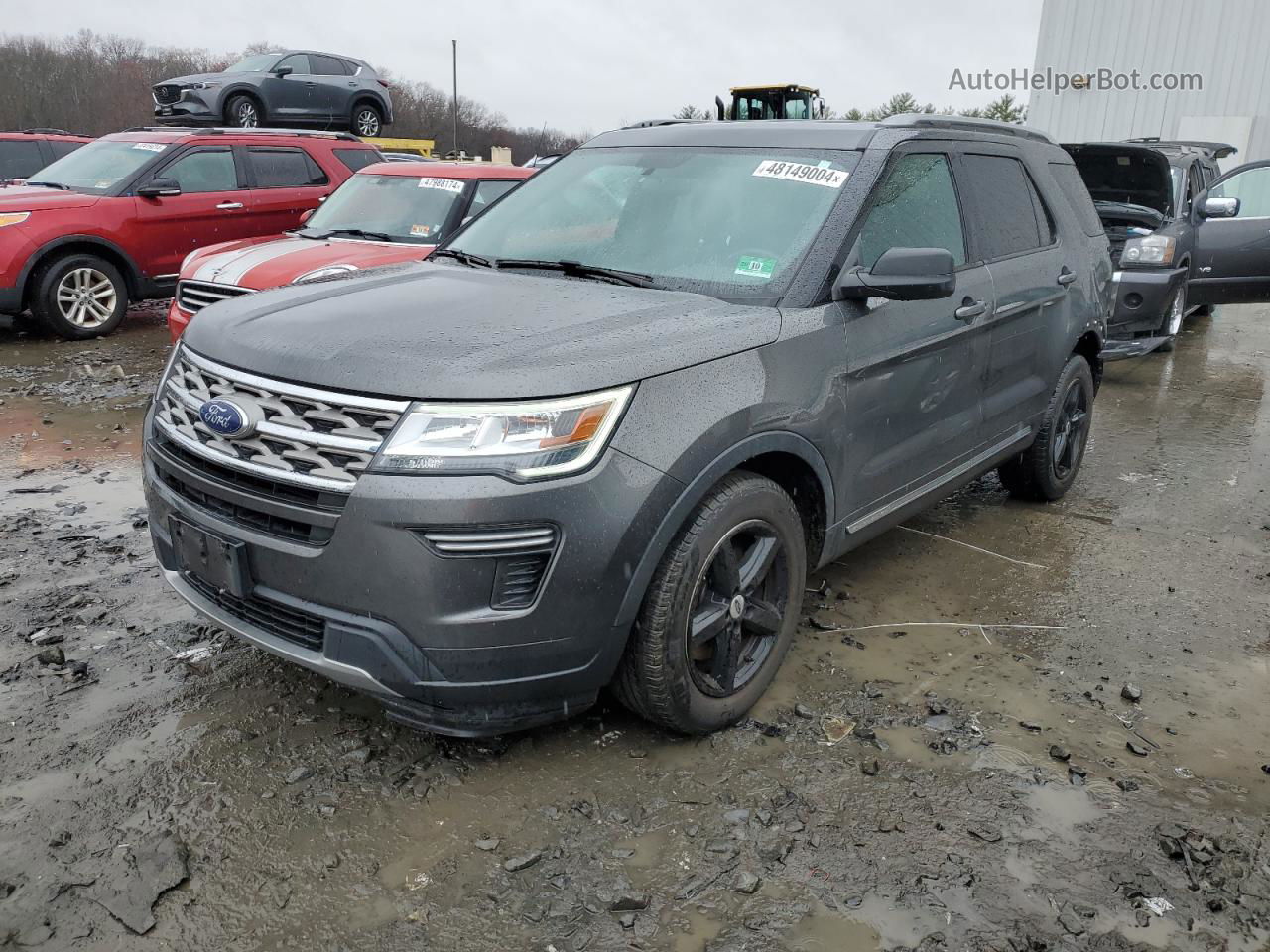 2018 Ford Explorer Xlt Black vin: 1FM5K7DH7JGB76492