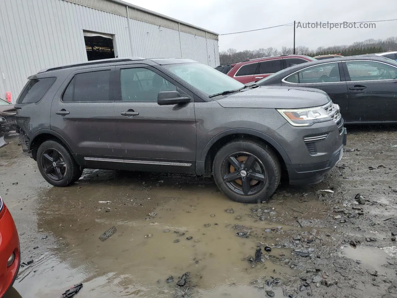 2018 Ford Explorer Xlt Black vin: 1FM5K7DH7JGB76492