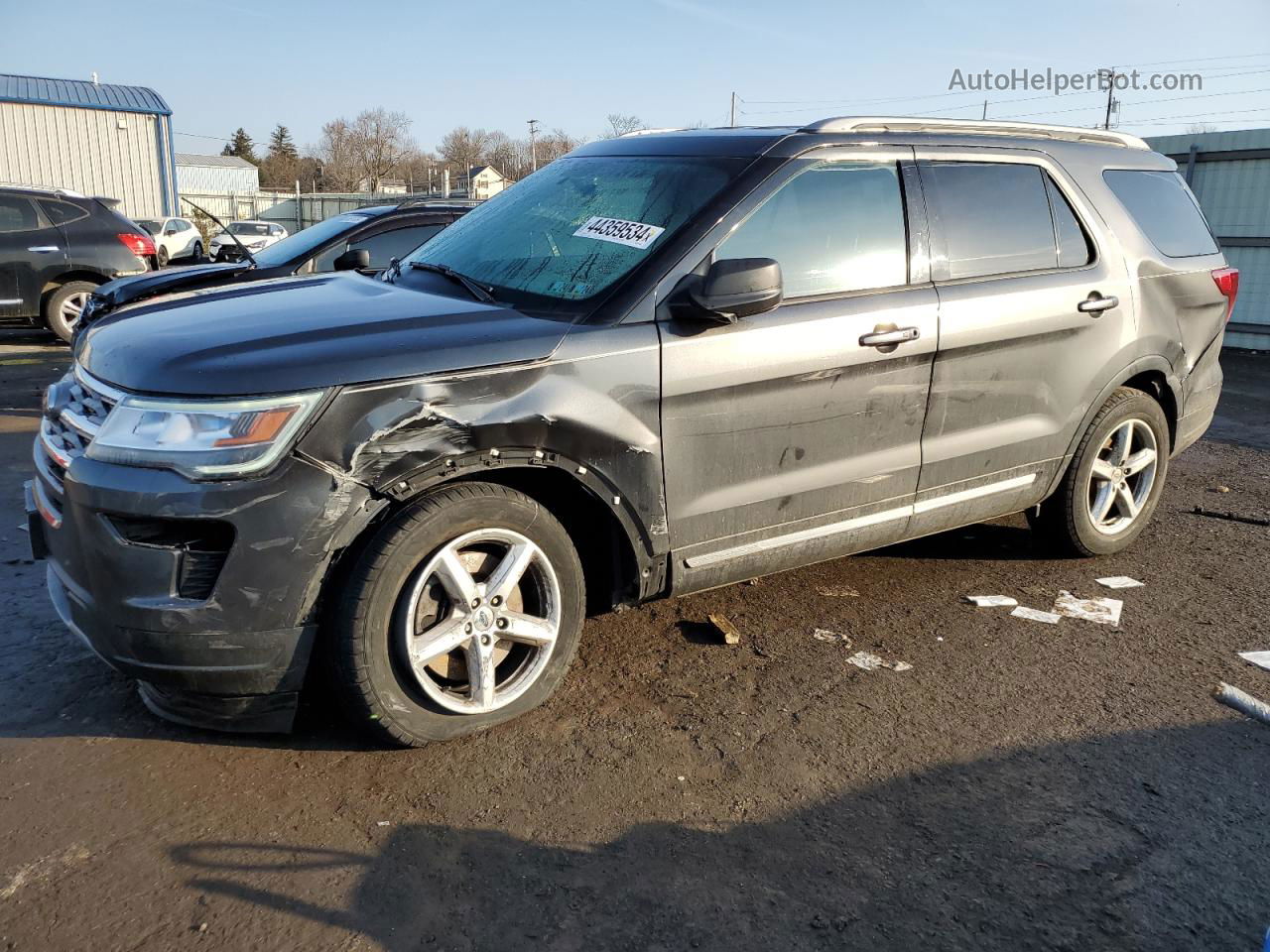 2018 Ford Explorer Xlt Угольный vin: 1FM5K7DH7JGC21530