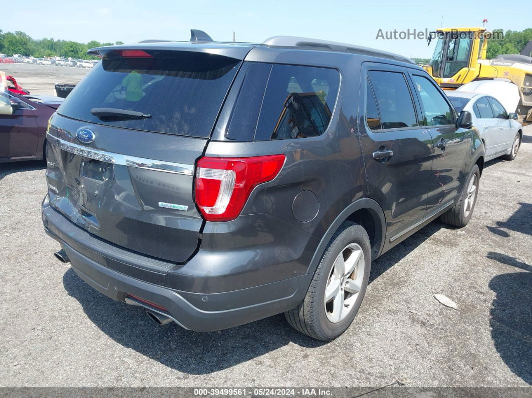 2018 Ford Explorer Xlt Gray vin: 1FM5K7DH8JGA51257